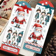 Süße whimsical Watercolor Weihnachten