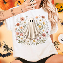 Süße Wildblumen-Geister-Halloween  