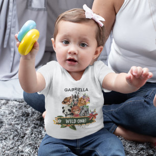 Süße Wilde Dschungeltiere  Kleinkind T-shirt