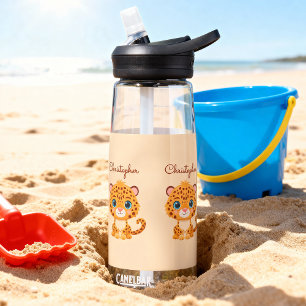 Süße wilde Leopard-Nursery-Kinder Safari-Tier Trinkflasche