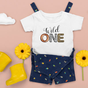 Süße Wilde:r Erste:r Geburtstag Baby T-shirt