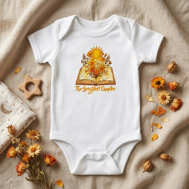 Süße Wilde Sonnenblumen mit einem Buch | Boho Sonn Baby Strampler