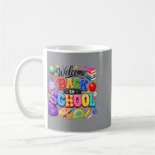 Süße Willkommen zurück in der Schule Kindergarten Kaffeetasse