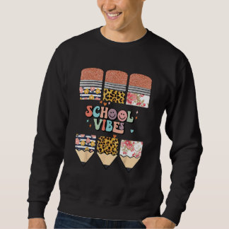 Süße Willkommens-Schulstimmung Techear Leopard Ble Sweatshirt