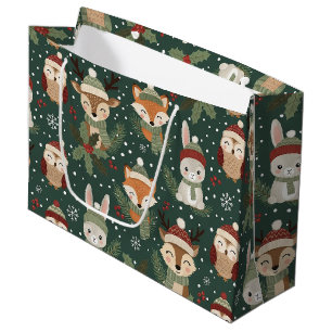 Süße Winter-Wald-Freunde – Weihnachtstiere Große Geschenktüte