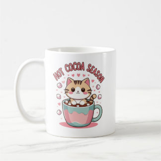 Süße Winterkatze Kaffeetasse – Cozy Weihnachtsgesc