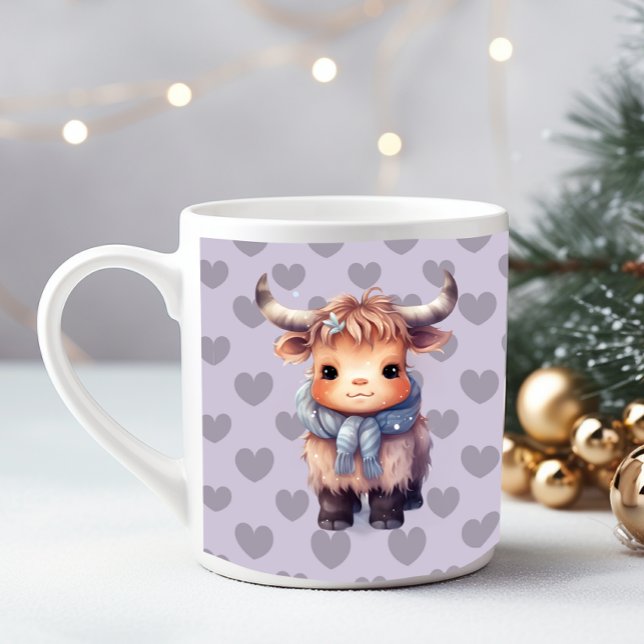 Süße Winterkuh Kaffeetasse (Von Creator hochgeladen)