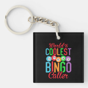 Süße Wortkunst des coolsten Bingo-Ansagers der Wel Schlüsselanhänger