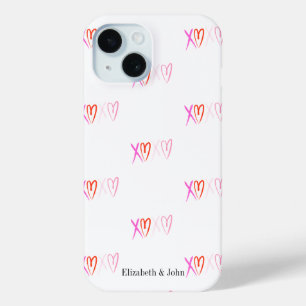 Süße "XOXO" Herzen Valentinstag Case-Mate iPhone Hülle