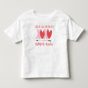 Süße XOXO Umarmungen und Küsse zum Valentinstag Kleinkind T-shirt