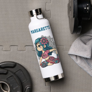süße Yoga-Mädchen-Gym-Wasserflasche Trinkflasche
