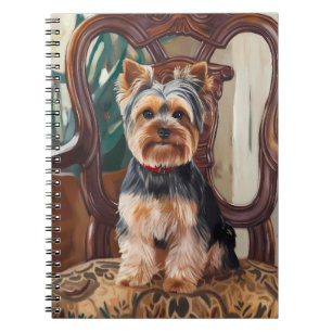 Süße Yorkshire Terrier Malerei Notizblock