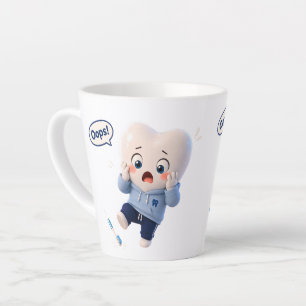 Süße Zahn-Panne-Moment Zahnärztliche Kaffeetasse Milchtasse