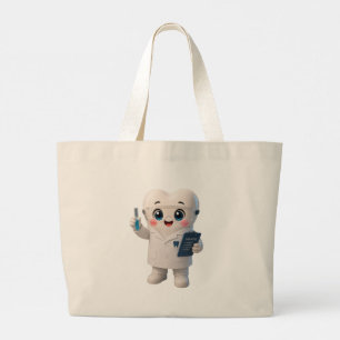 Süße Zahn-Wissenschaftler-Jumbo-Tasche Dentallab Jumbo Stoffbeutel
