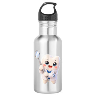 Süße Zahn-Zahnarzt-Stahl-Wasserflasche   Dental-Ge Edelstahlflasche