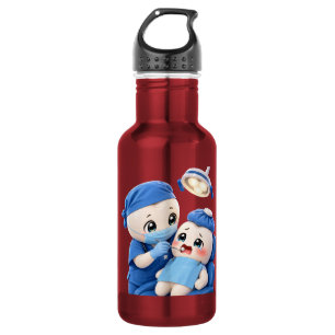 Süße Zahnarzt-Baby-Patienten-Wasserflasche Edelstahlflasche