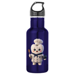 Süße Zahnarzt-Wasserflasche mit Chef-Charakter Lus Edelstahlflasche