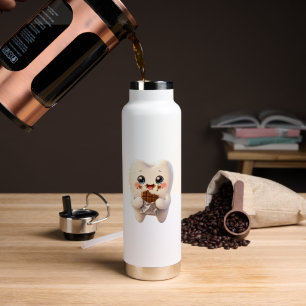 Süße Zahnesschokolade Kawaii Dental Kaffee T Trinkflasche
