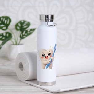 Süße Zahnfigur-Trinkflasche für Dentalhygienikerin Trinkflasche