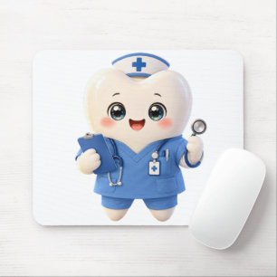 Süße Zahnschwester-Mauspad Zahnarztgeschenk Mousepad