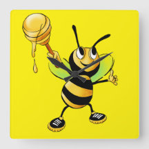 Süße Zeit mit unserer Honigbienen-Uhr! 🍯🐝