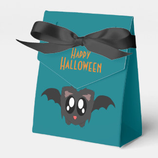 Süße zerzauste Fledermaus Happy Halloween Geschenk Geschenkschachtel