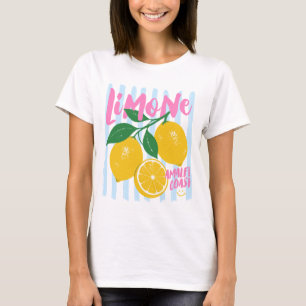 Süße Zitrone Amalfi-Küste Italien Sommer Retro-Zit T-Shirt