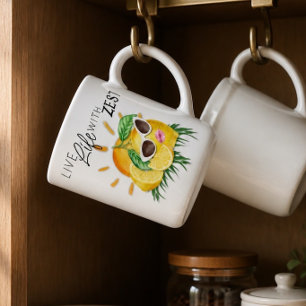 Süße Zitronenschalen-Tasse Kaffeetasse