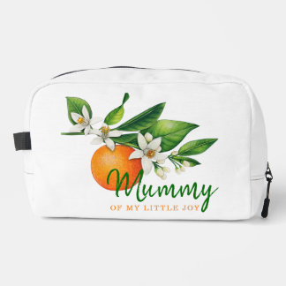 Süße Zitrus-Mama-Handtasche für Baby-Shower Waschbeutel