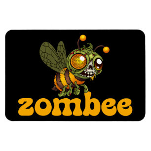 Süße Zombie-Biene Magnet