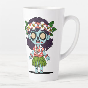Süße Zombie-Hawaiianerin Milchtasse
