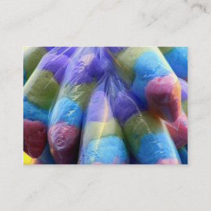 Süße Zuckerwatte-Visitenkarte Visitenkarte
