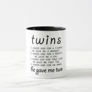Süße Zwillinge Tasse