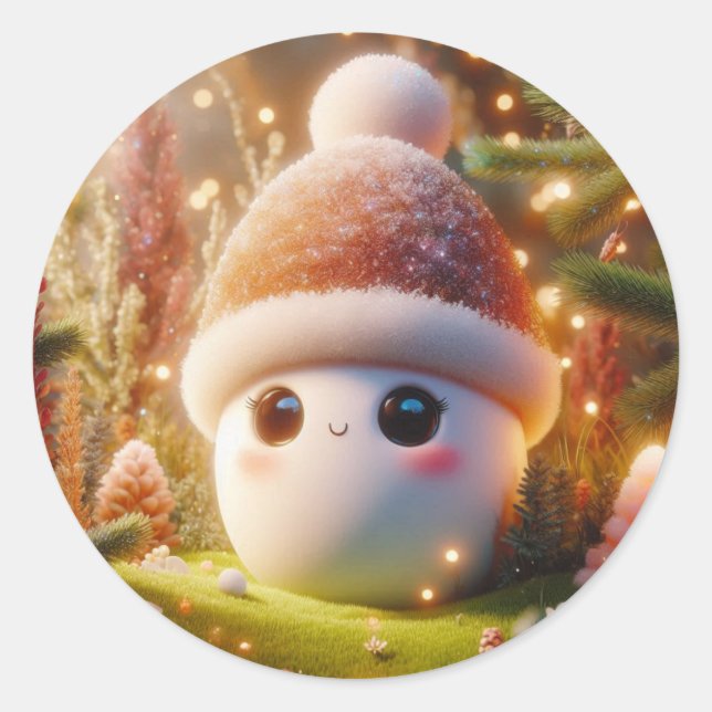 Süßeier Runder Aufkleber (Vorderseite)