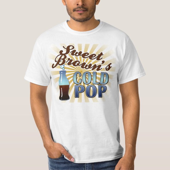 Süßen Browns kalter Pop-T - Shirt (Vorderseite)