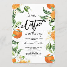 Süssen Orangen Babydusche