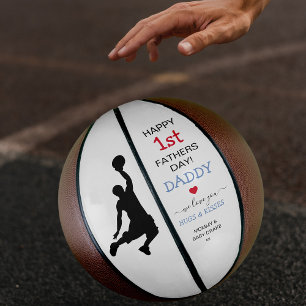Süßer 1. Vatertag Daddy Basketball