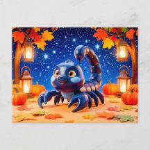 Süßer 3D-Zodiak-Skorpion-Charakter