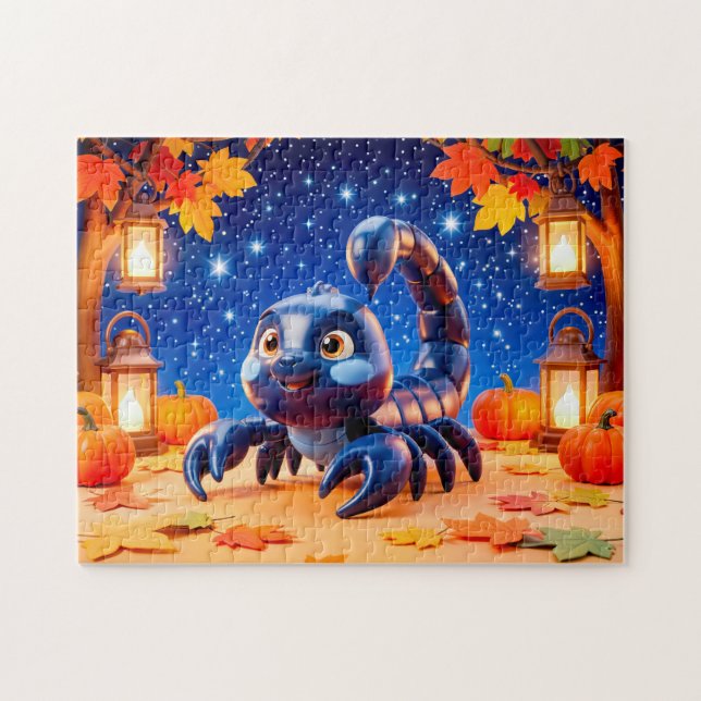 Süßer 3D-Zodiak-Skorpion-Charakter Puzzle (Horizontal)