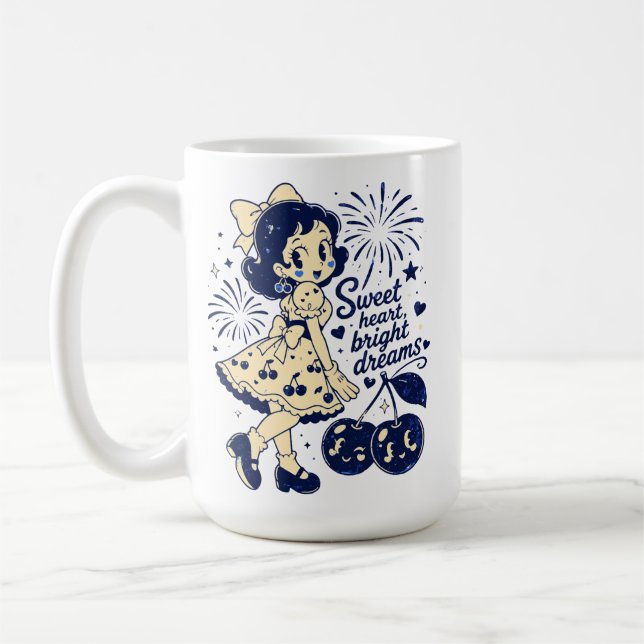 Süßer 4. Juli Unabhängigkeitstag Kaffeetasse (Links)