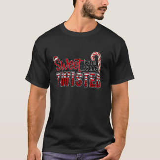 Süßer aber ein bisschen verdrehter Candy-Cane-Lieb T-Shirt