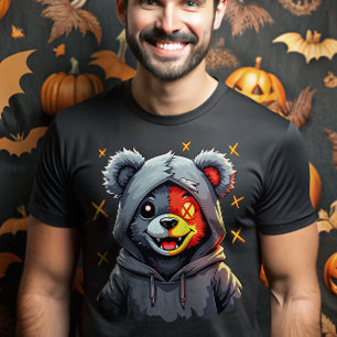 Süßer aber gruseliger doppelgesichtiger Teddybär H T-Shirt
