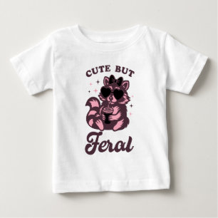 Süßer aber verwilderter Waschbär Baby T-shirt