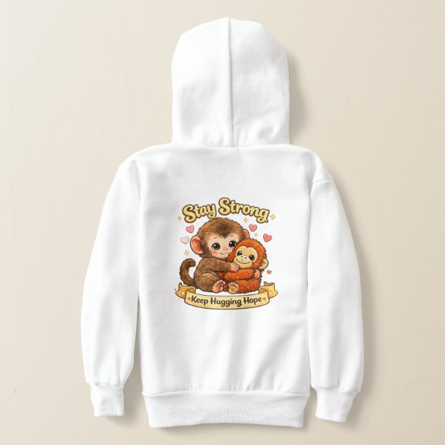 süßer Affe Hoodie (AblageHinten)