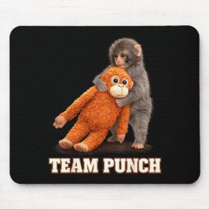 Süßer Affe schlägt Baby-Grafik-Team schlägt großar Mousepad