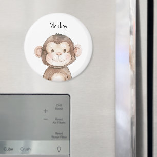Süßer Affe Tier Magnet