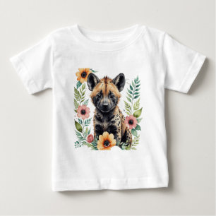 Süßer Afrikanischer Wildhund, wilder Afrikanischer Baby T-shirt