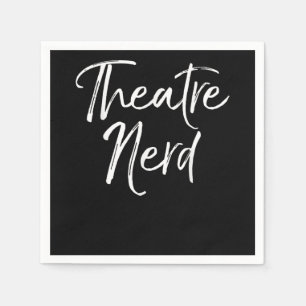 Süßer agierender Schauspielerliebhaber Schauspiele Serviette