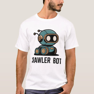 Süßer AI-Roboter & futuristisches Tech-Design T-Shirt