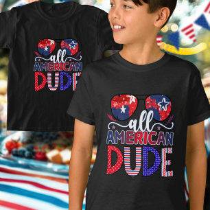 Süßer All-American-Typ zum 4. Juli-Feier T-Shirt